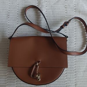 Brown Leather Crossbody Bag